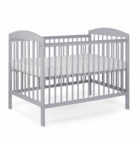 Tomi 15 - łóżeczko dziecięce z funkcją tapczanika, drewniane 120x60 | Szary